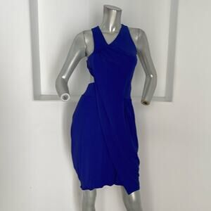 IODICE Cutout Jersey Blue Black  Dress Size S New